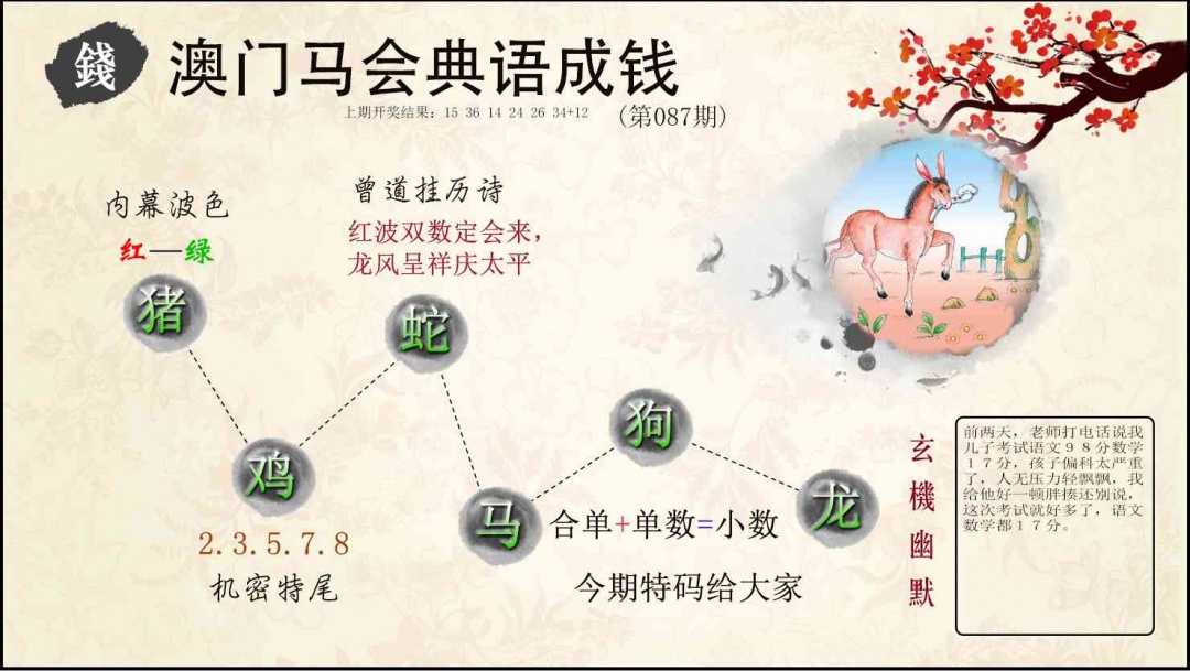 087期典语成钱[图]